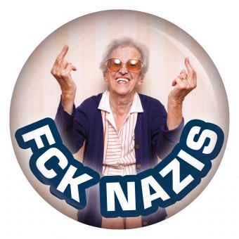 Ansteckbutton FCK Nazis